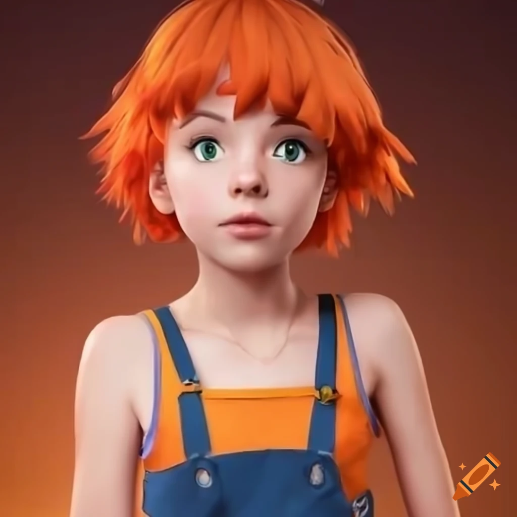 realistic depiction of Misty from Pokemon