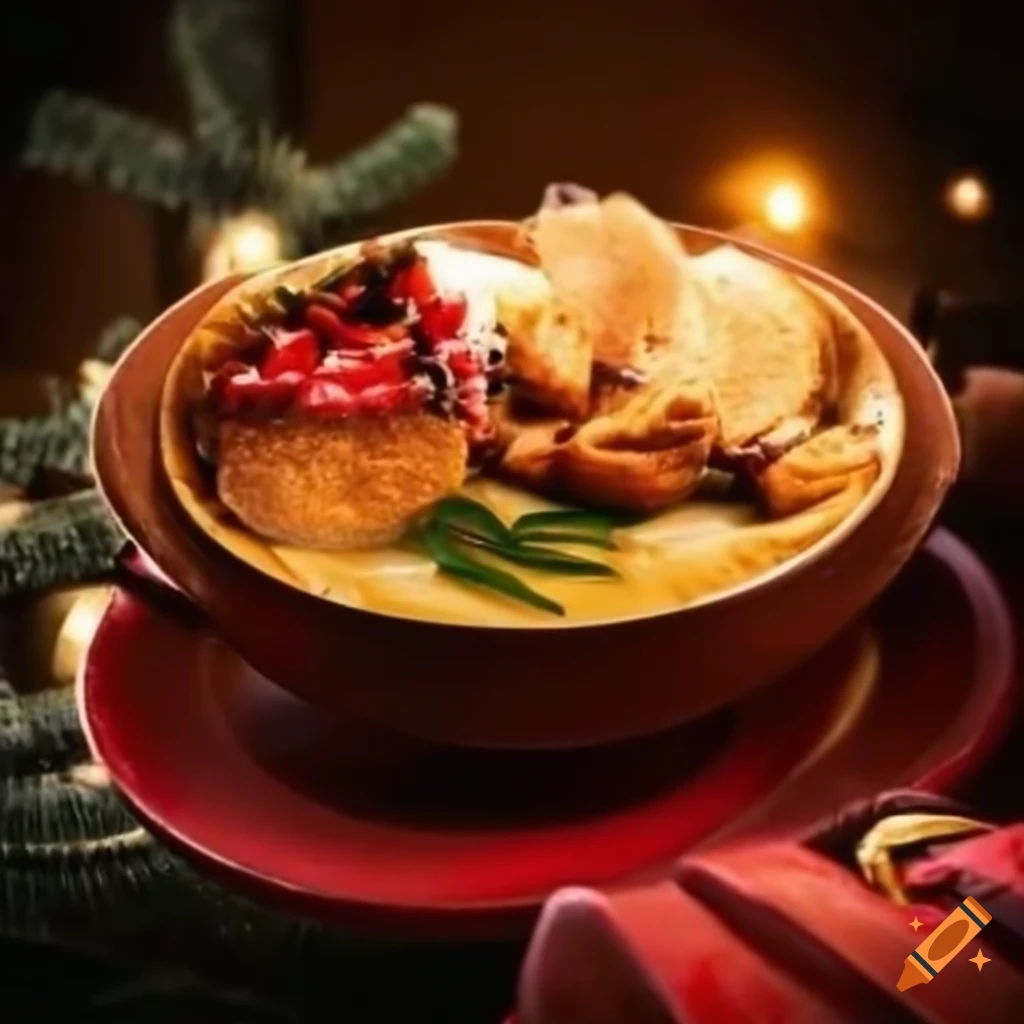 invitation to a Christmas dinner