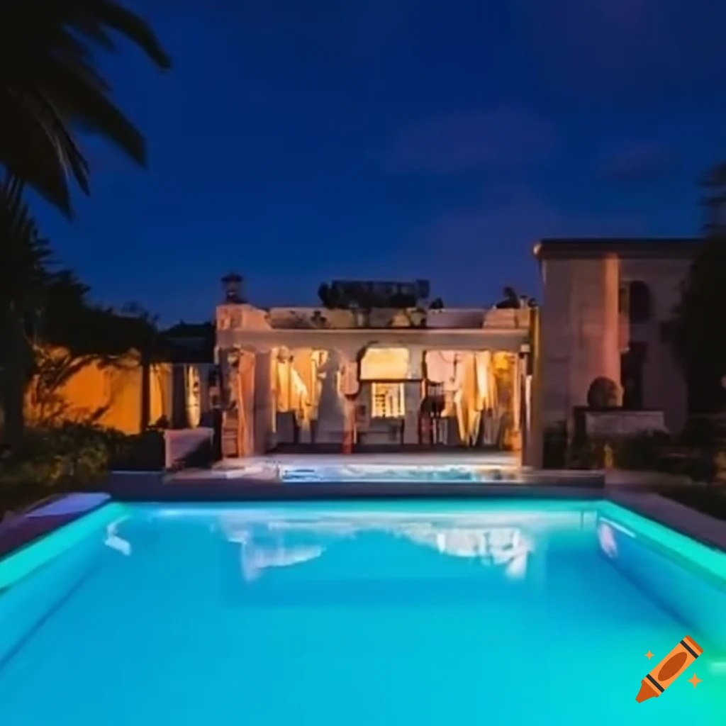 rooftop party on a villa