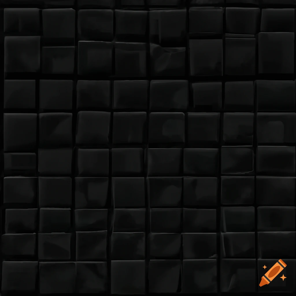 Seamless black tile floor texture on Craiyon