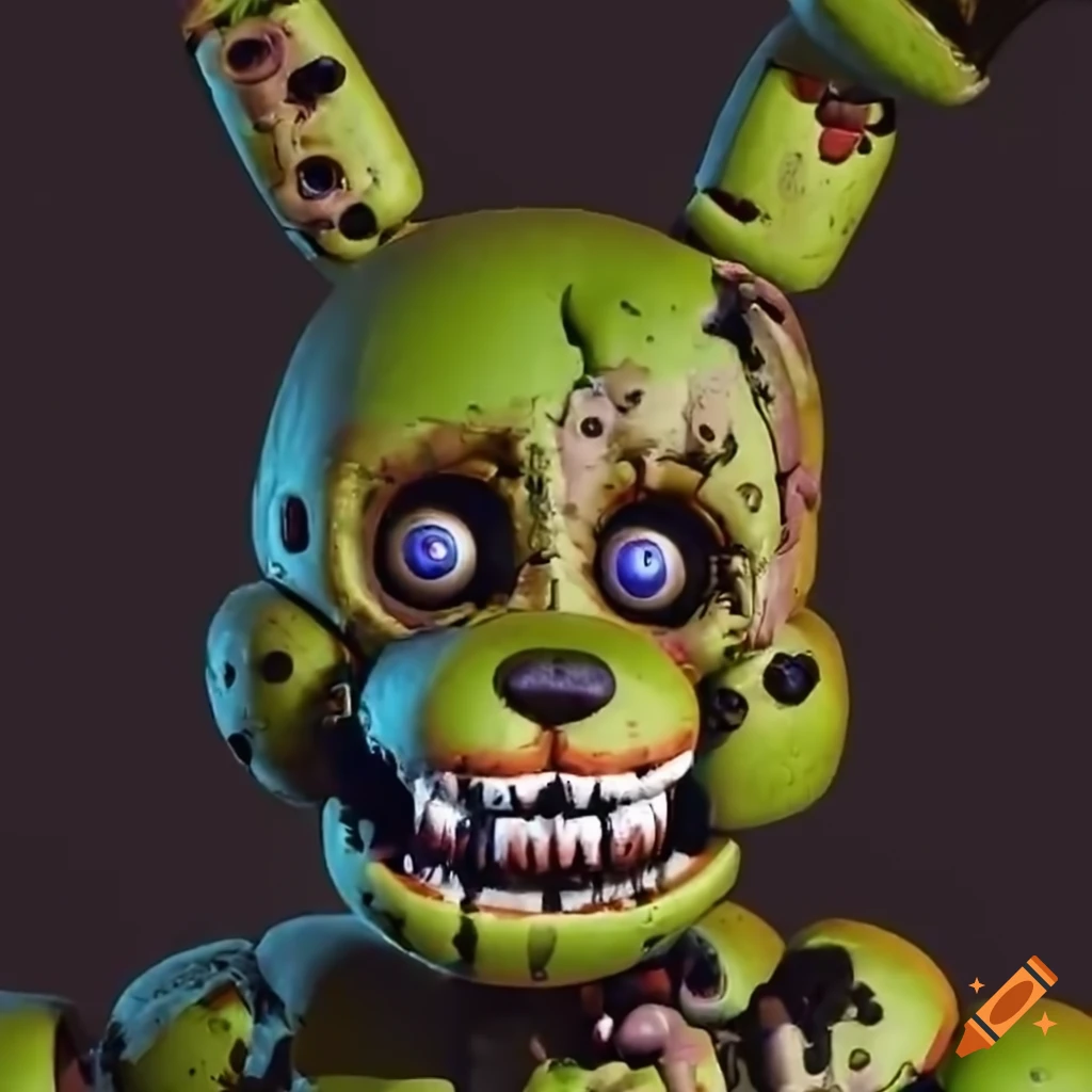 Springtrap character on Craiyon