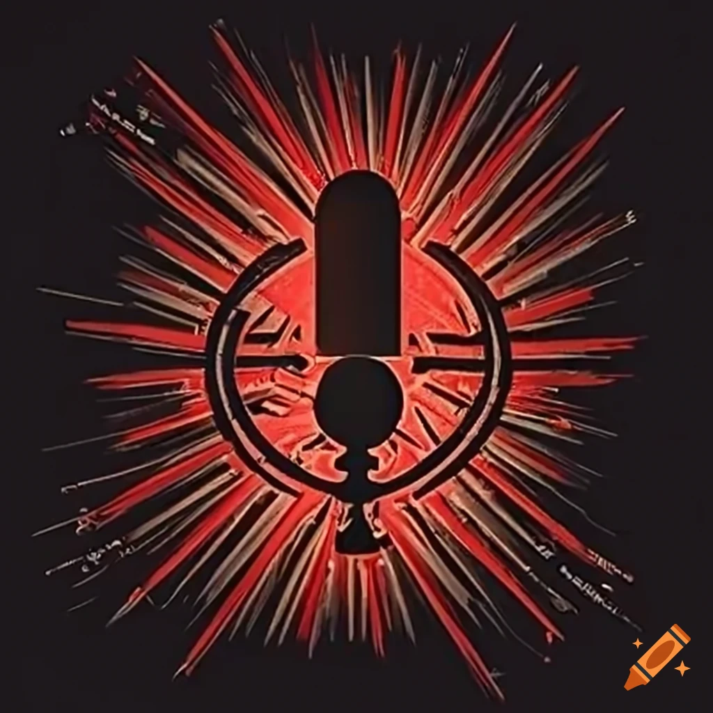 Bold wrestling podcast logo marked out madness on Craiyon