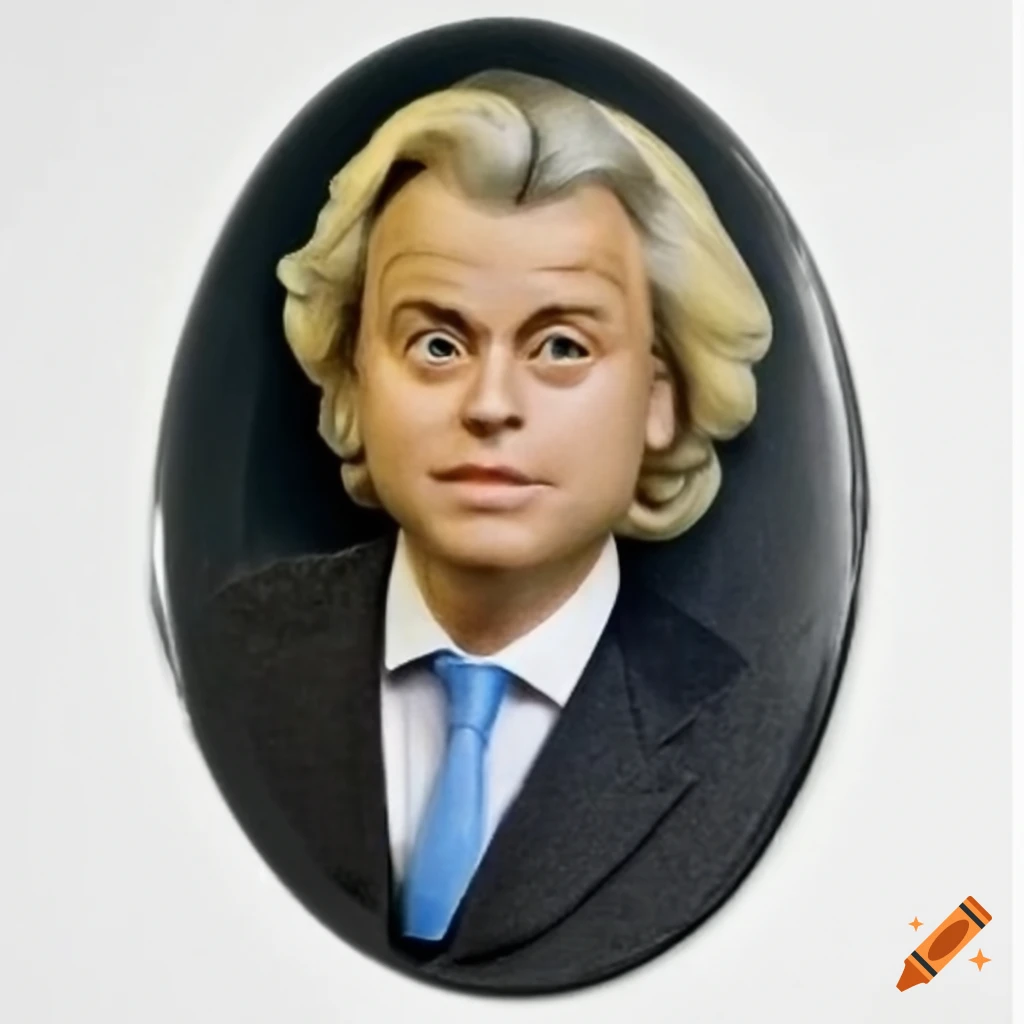 Satirical refrigerator featuring geert wilders on Craiyon