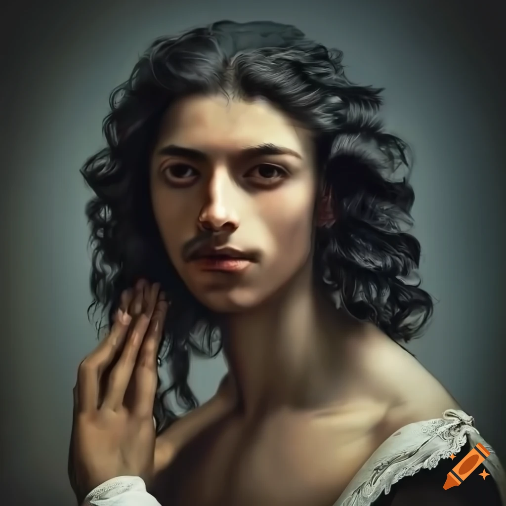 captivating 17th century Andalusian man portrait