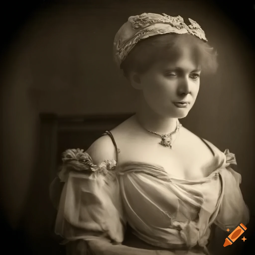 portrait of a woman from the 1800s