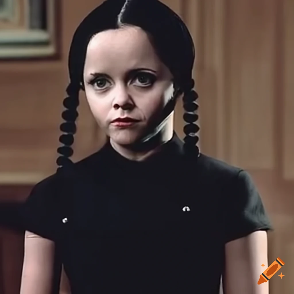 Christina Ricci As Wednesday Addams In Short Sleeves