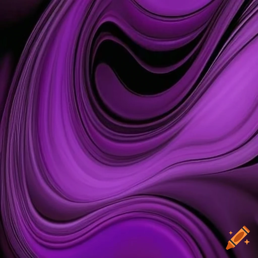 abstract artwork featuring black and purple