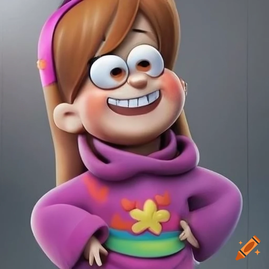 Portrait of mabel pines from gravity falls on Craiyon