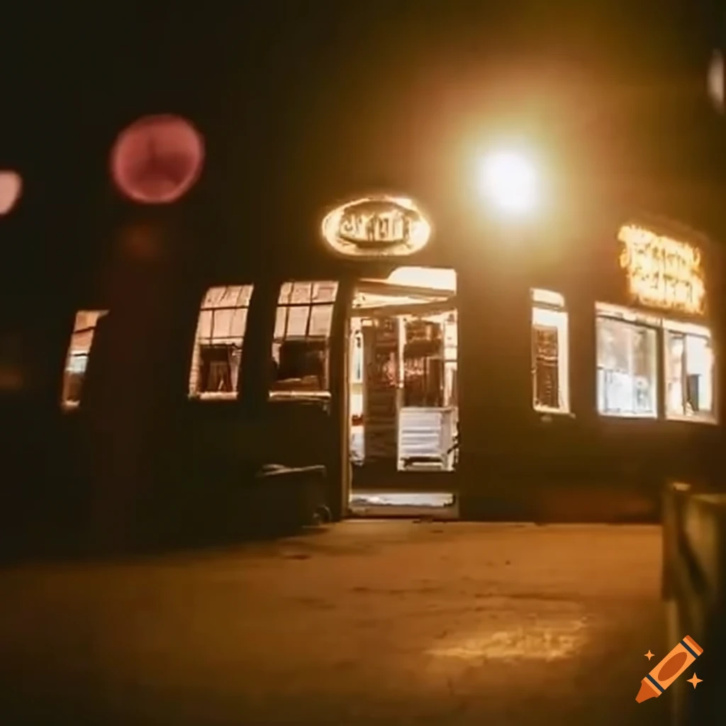 Waffle house captured on trail cam on Craiyon