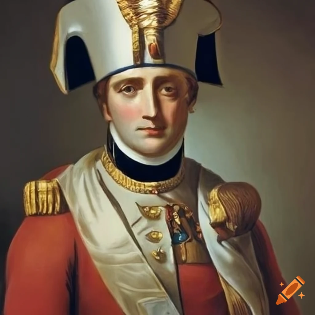 Satirical depiction of napoleon wearing a pharaoh hat