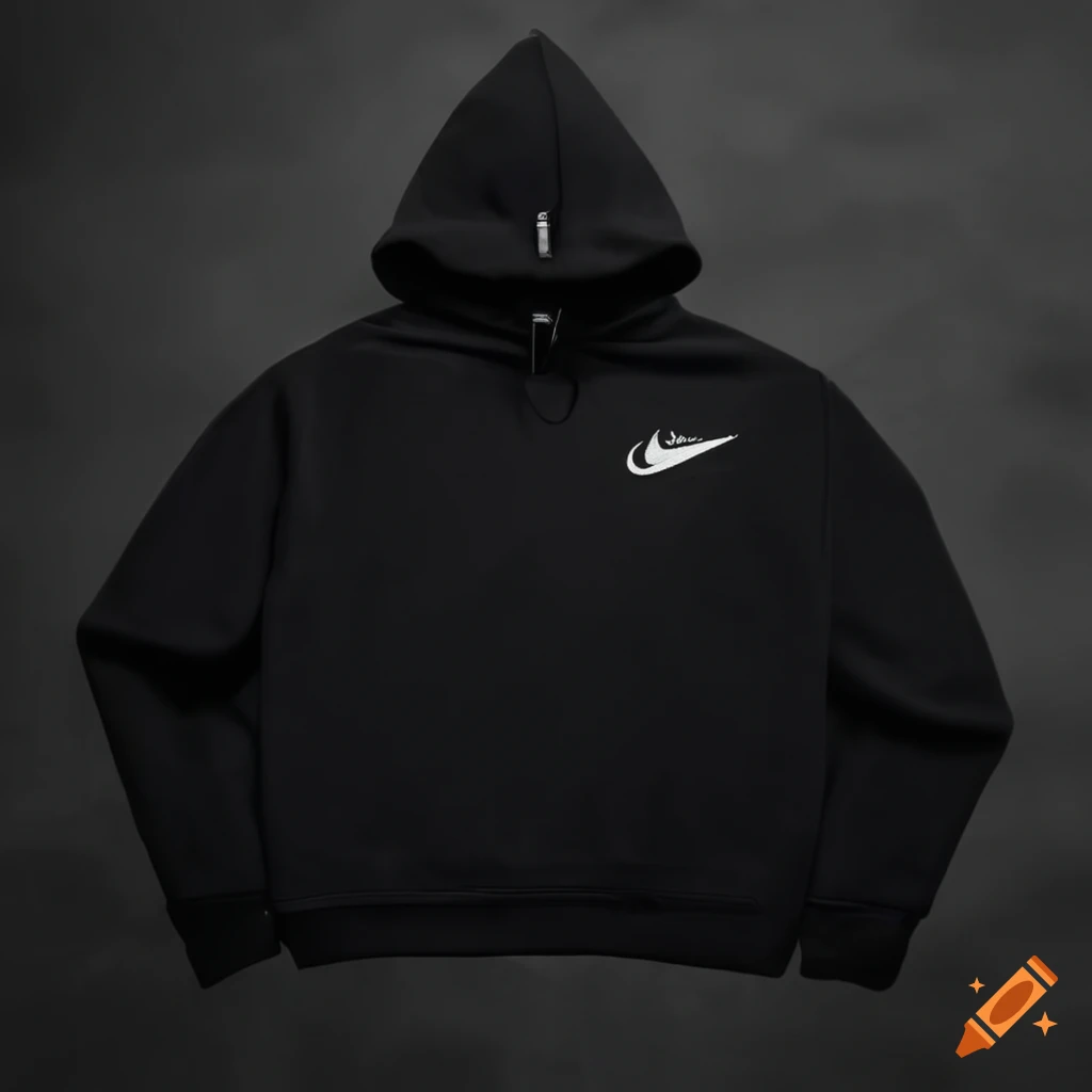 Stussy x nike hoodie with detachable hood that can be transformed into