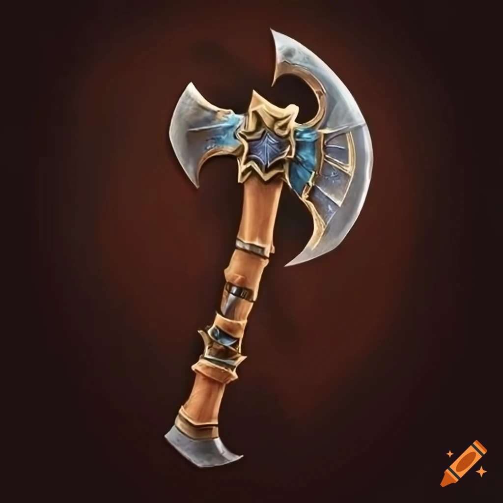 Illustration of a mythic axe