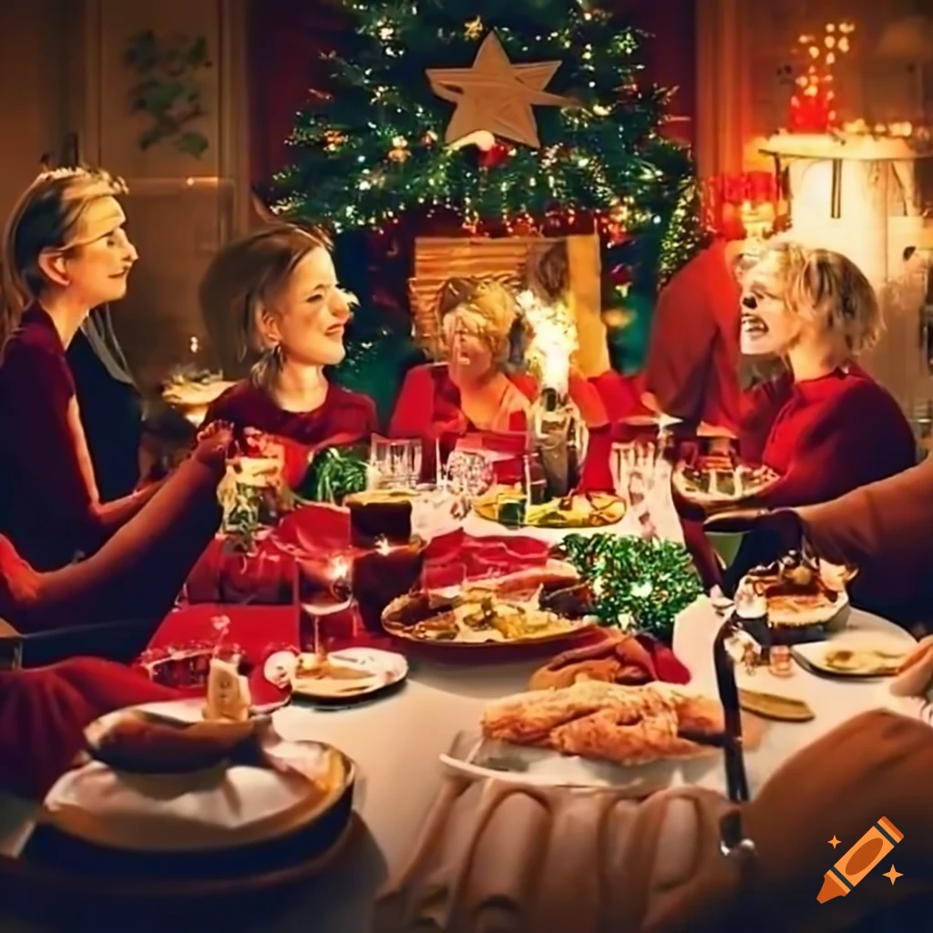 Christmas group dinner