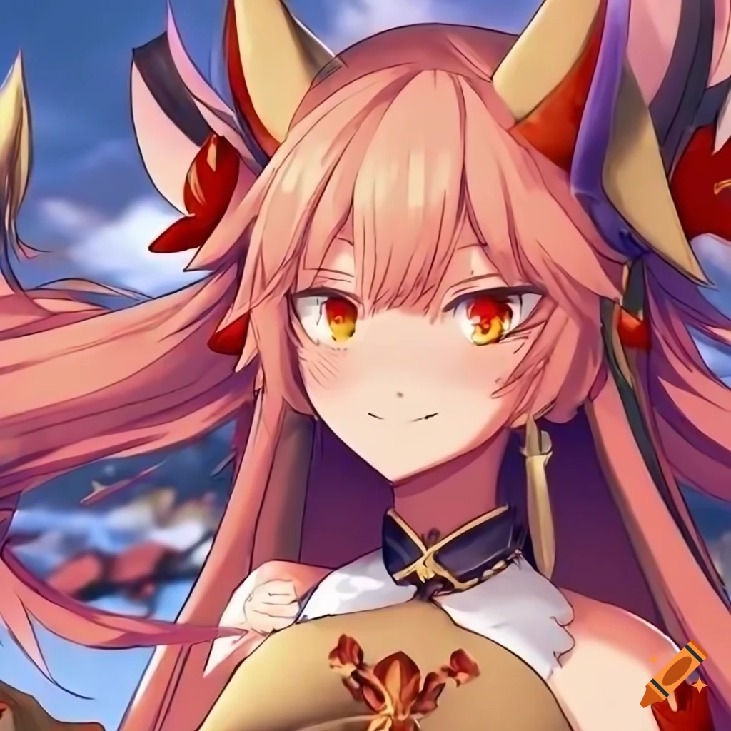 Tamamo no mae from fate grand order