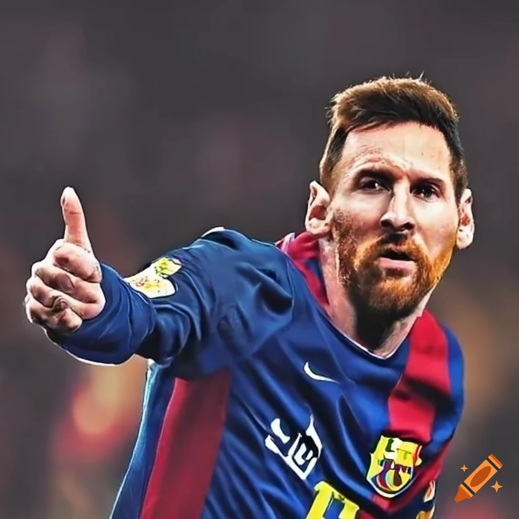 Messi's new face in fifa 24 with 4k quality, the best fifa picture in the  world with good quality ps5 on Craiyon