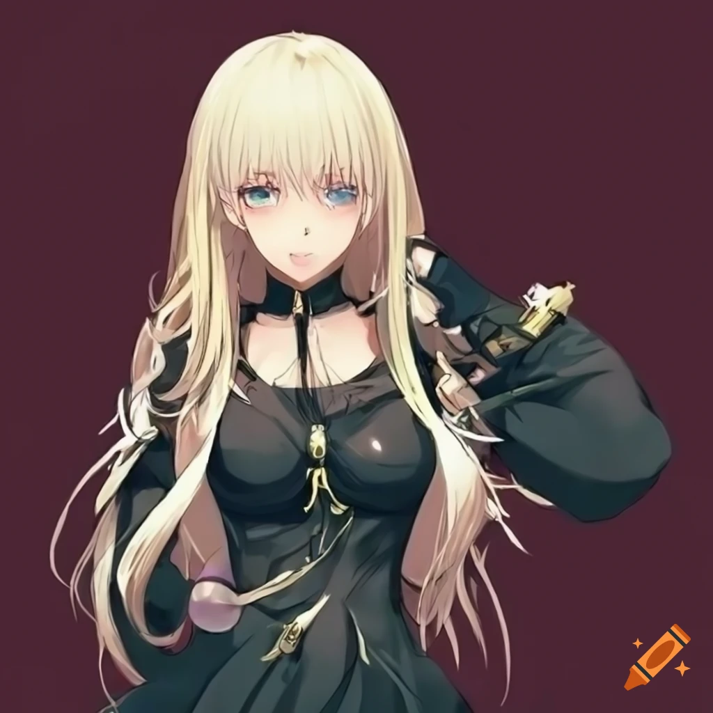 Blonde Haired Female Anime Character 8255