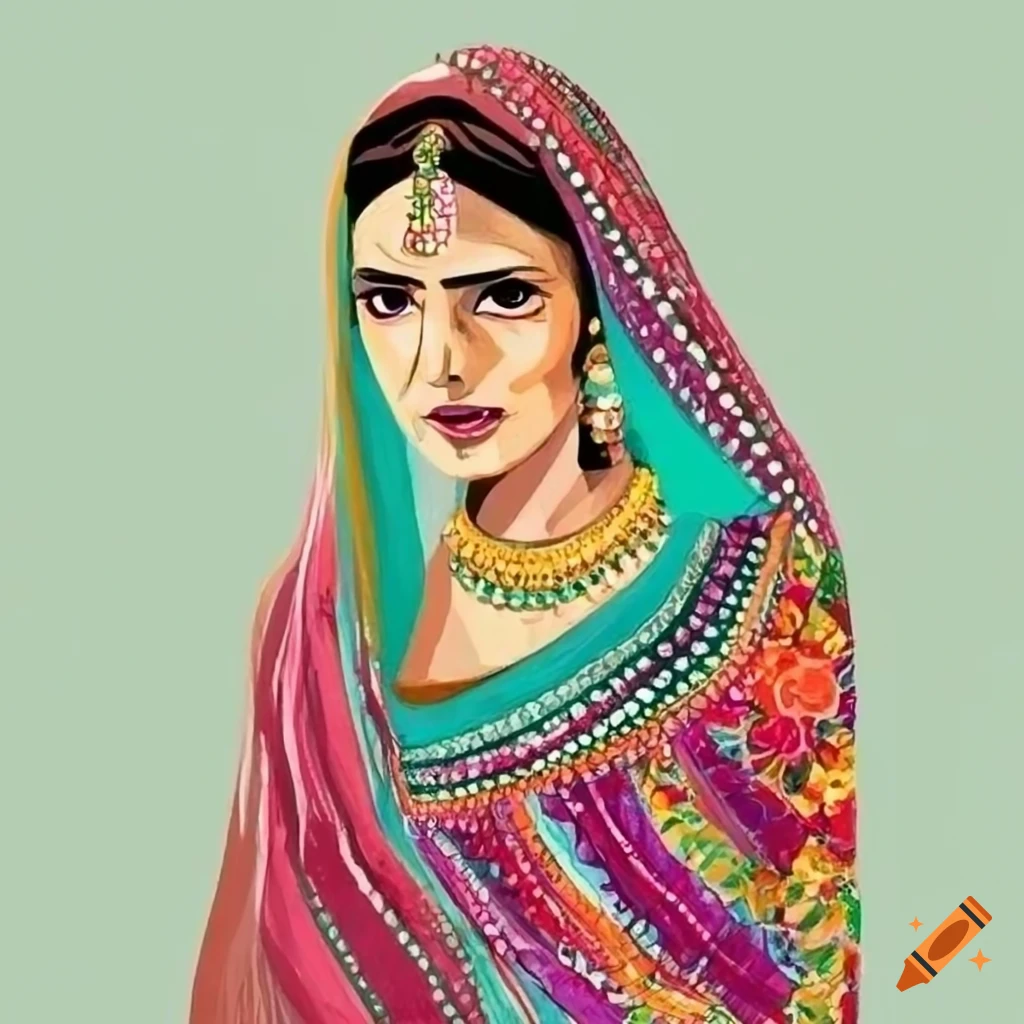 A beautiful painting of traditional Indian women with silver jewellery/ Rajasthani  women painting - YouTube | Beautiful paintings, Woman painting, Painting