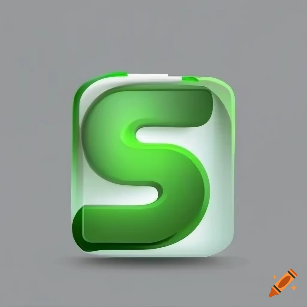 folder icon with phosphor green S letter