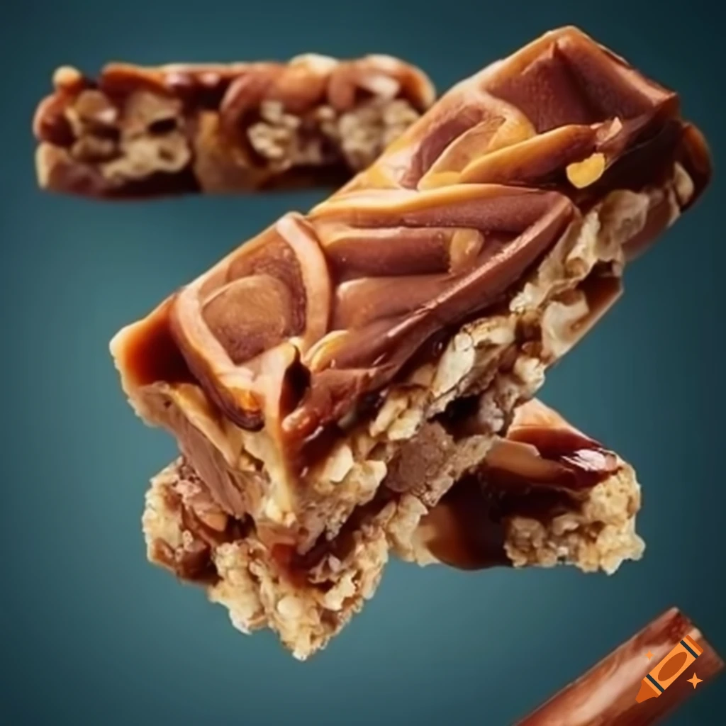 Plantbased snack bars made with nuts, seeds, and dried fruits on Craiyon