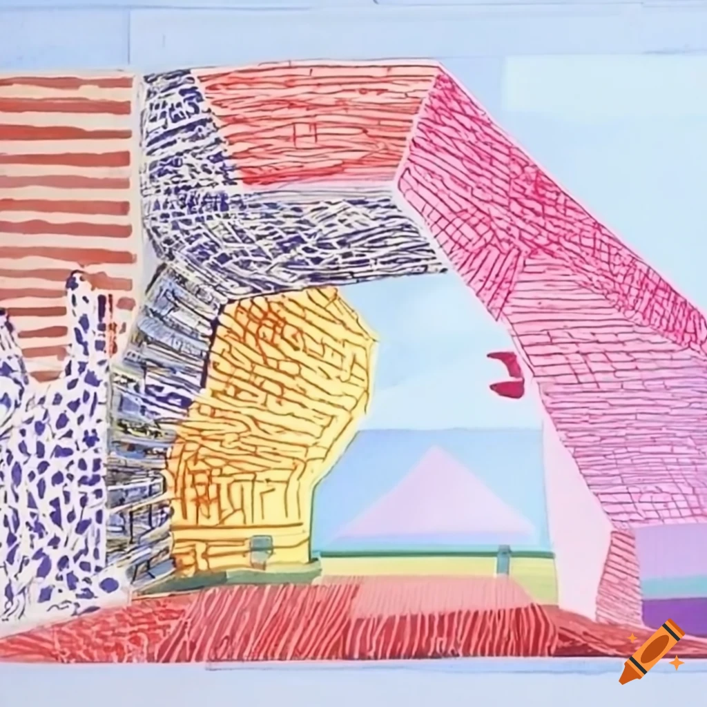special-shaped spatial structure with Oracle and David Hockney