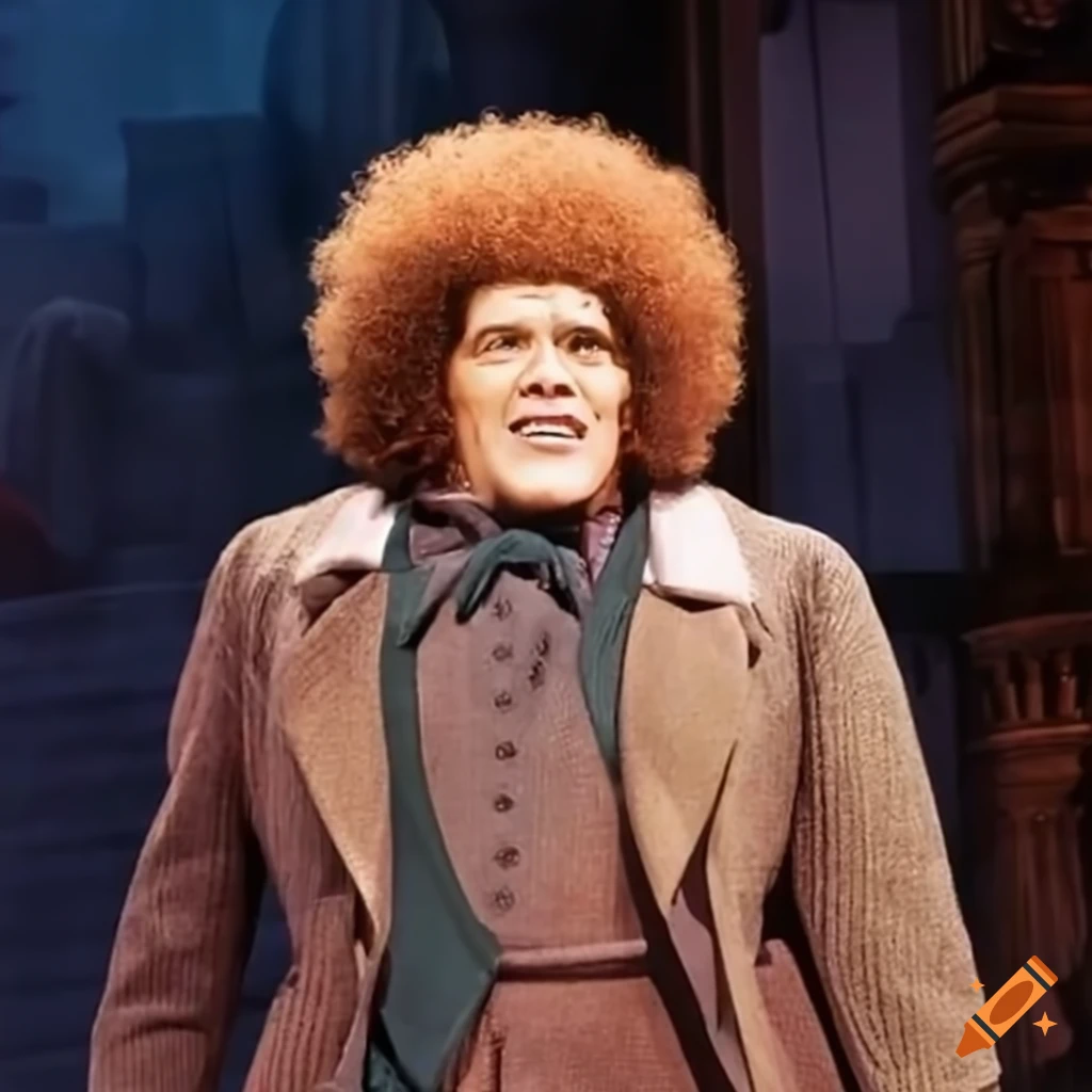 Andre The Giant as Annie in a Broadway musical