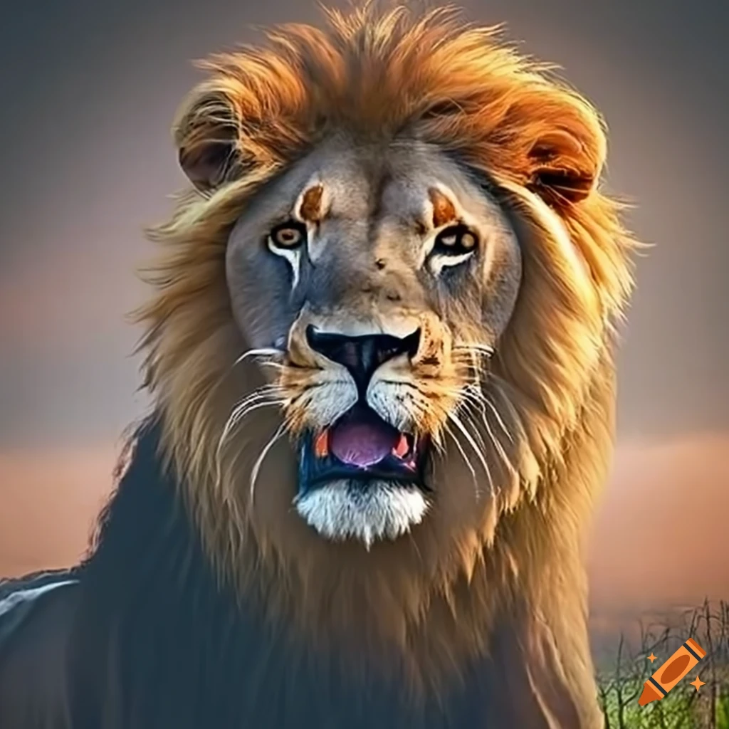 majestic lion