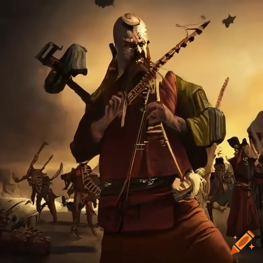 Sabaton performing during the battle of rorke's drift on Craiyon