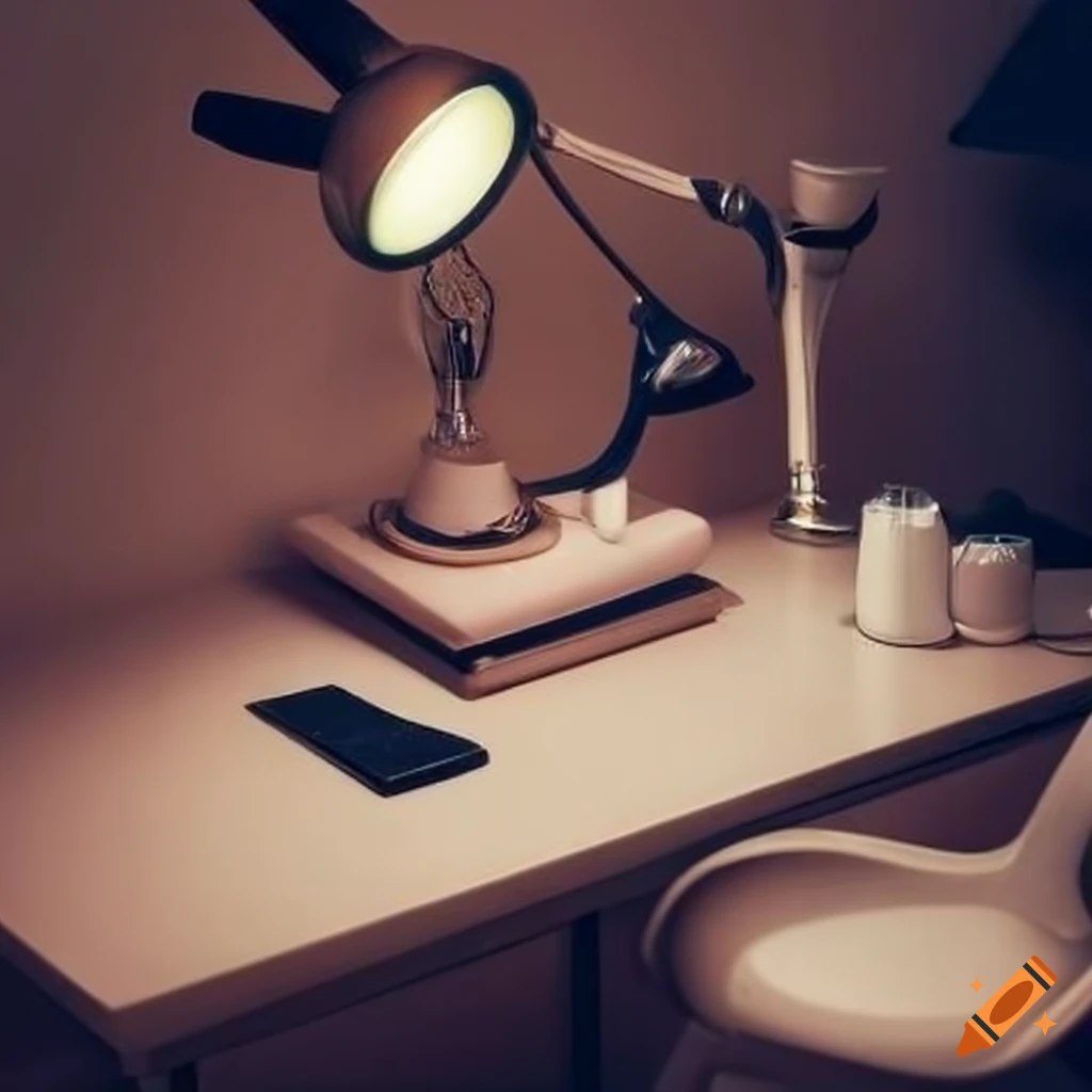 close-up of a manicure work station