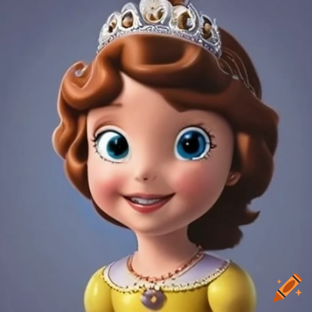 Real life enhanced portrait of sofia the first on craiyon