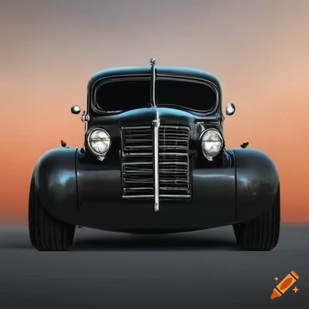 black 1942 Chevy truck