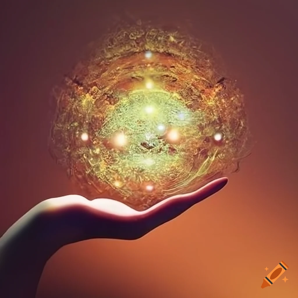 Visual representation of mindfulness and personal energy on Craiyon