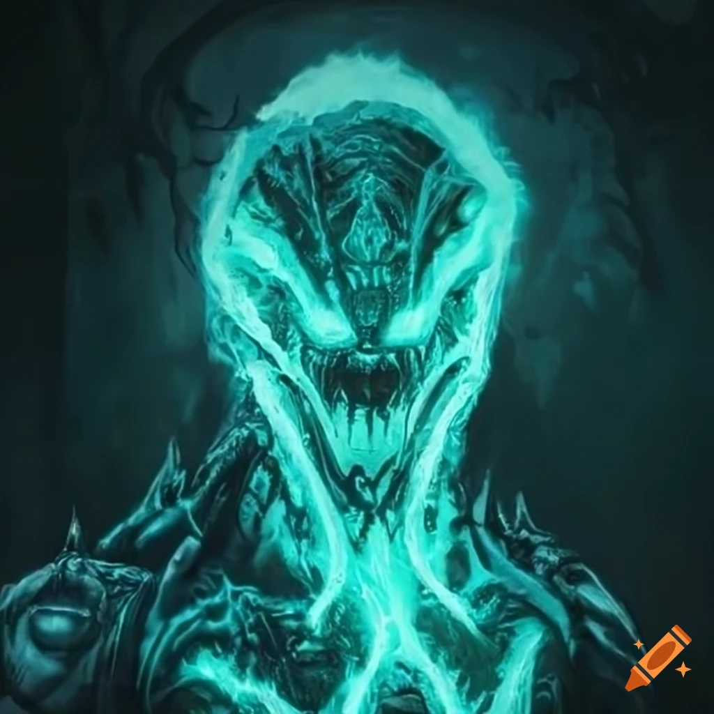 Glow in the dark art of savitar