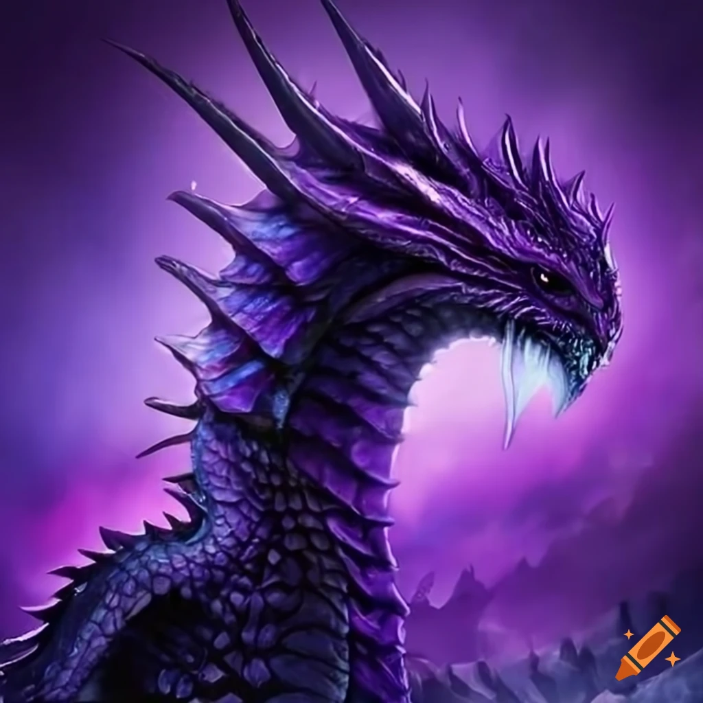 Purple Ice Dragon