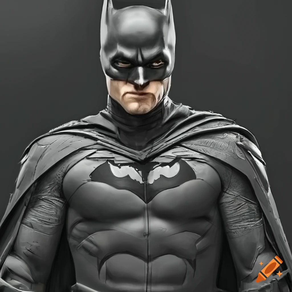 modern Batman concept illustration