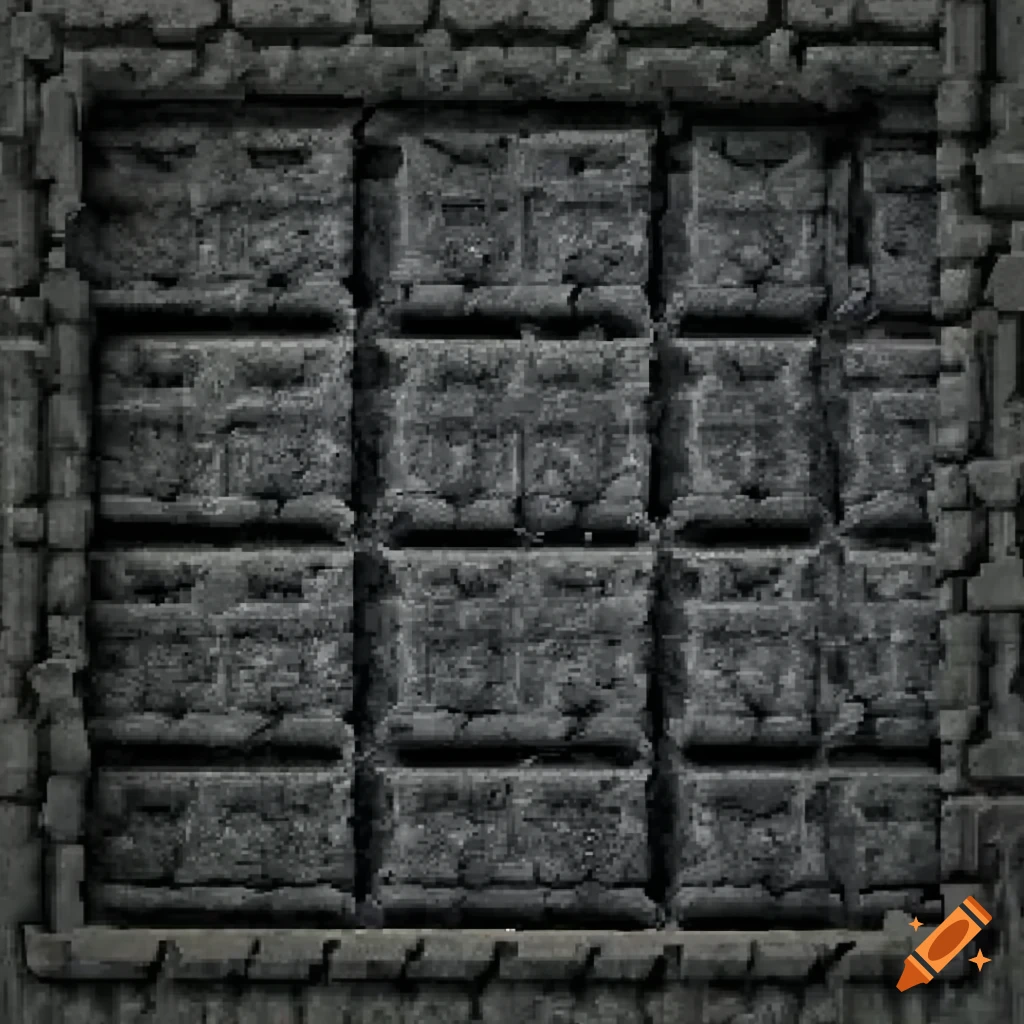 tiles of H.R. Giger inspired ruins in a 2D Metroid game