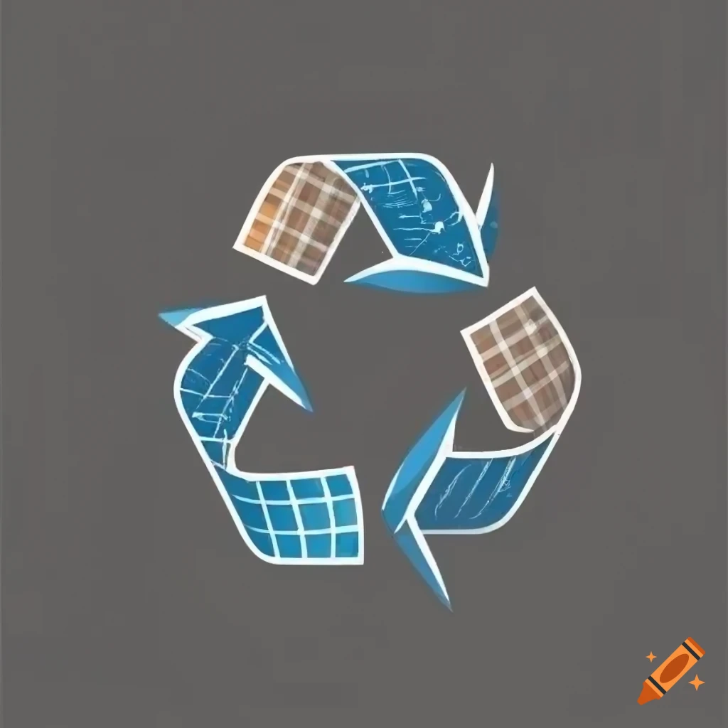 Vector logo design of clothing recycling on Craiyon