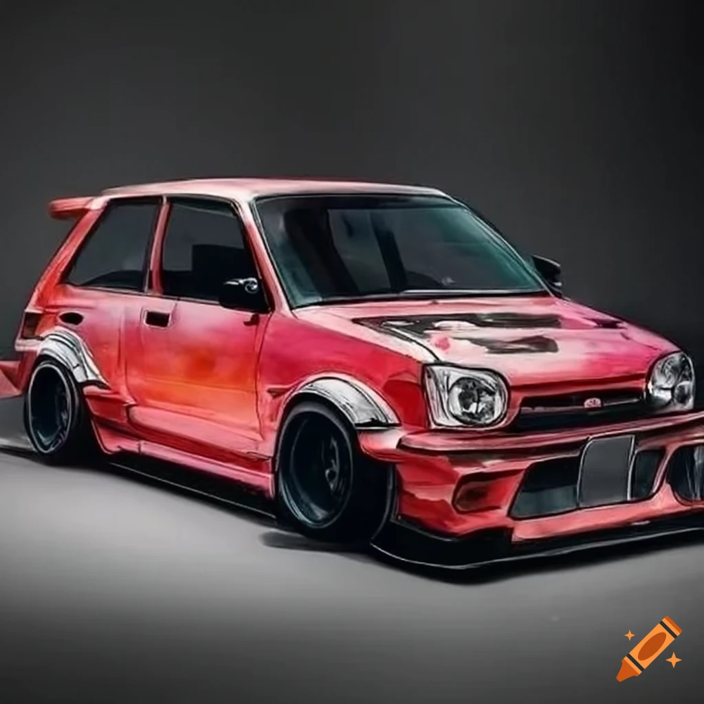 Toyota Starlet P7 With Wide Body Kit Toyota Starlet P7 With Wide Body Kit