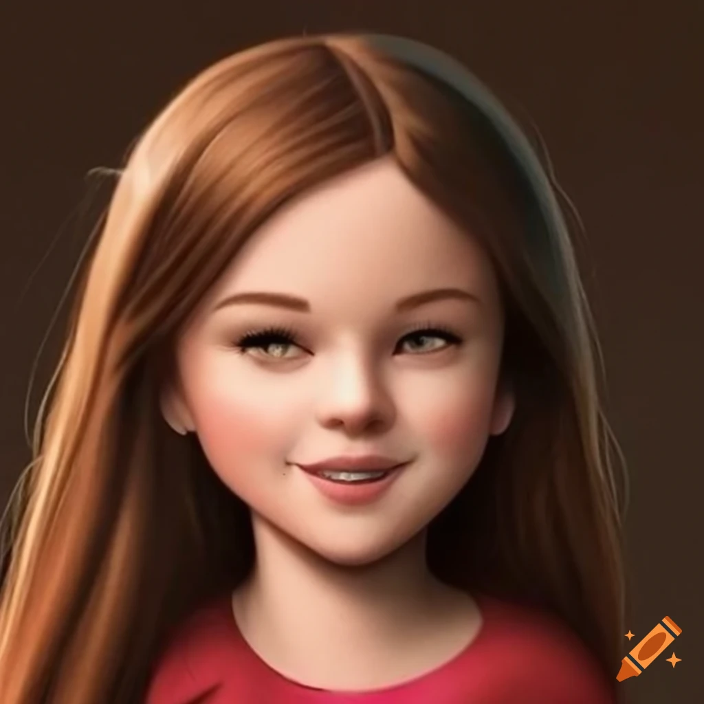 Detailed portrait of mabel pines