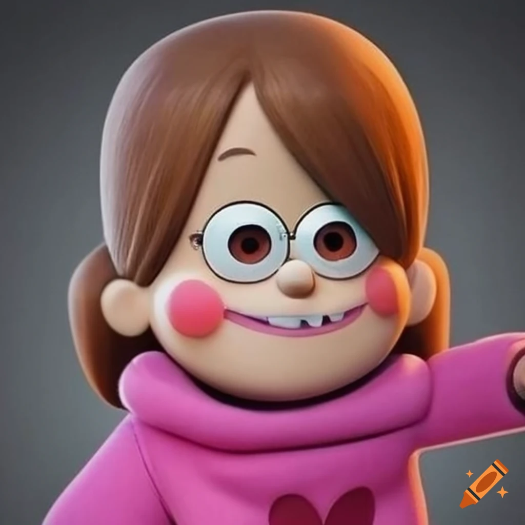 Realistic portrait of mabel pines