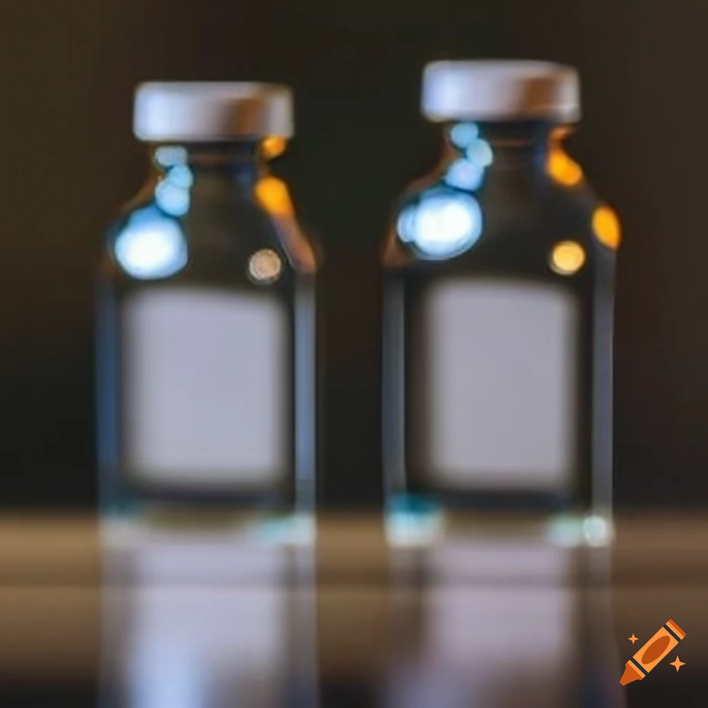 stack of medicine vials