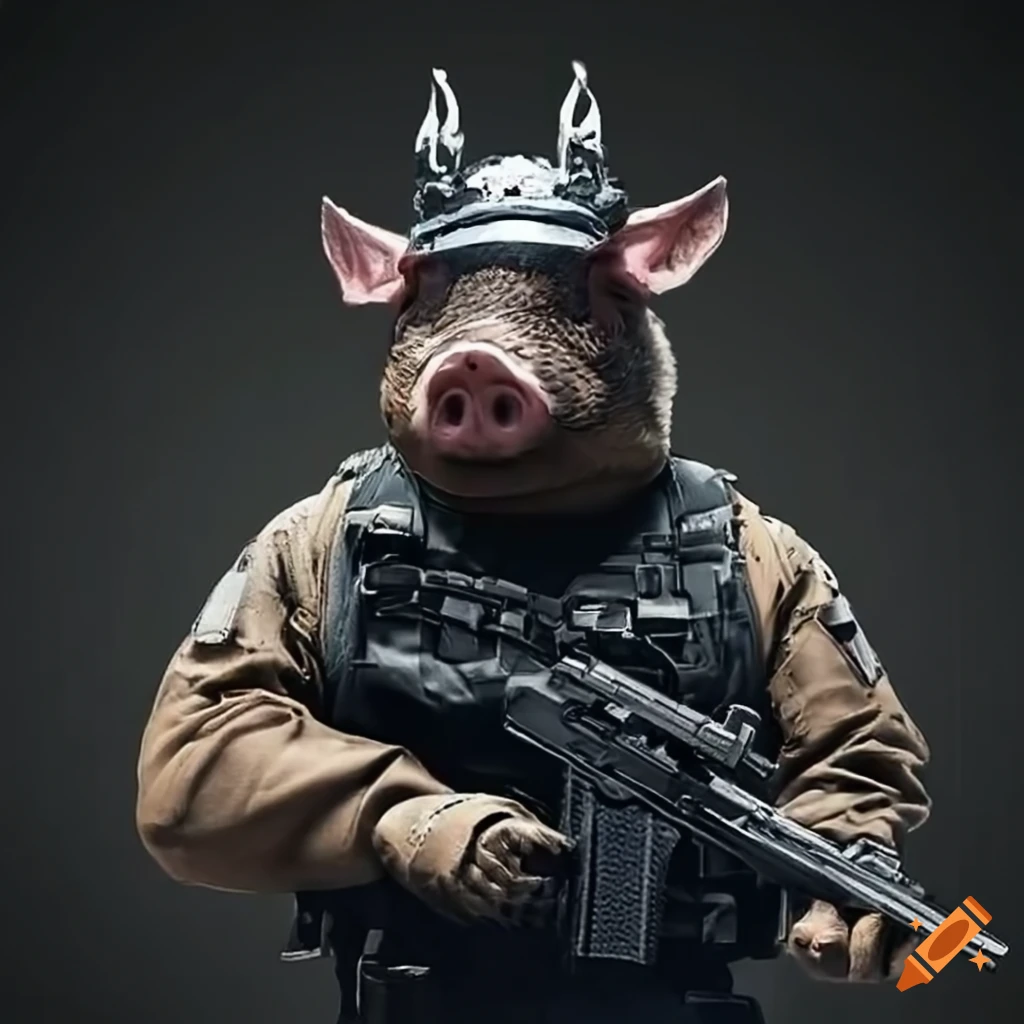 image of a tactical swat pig