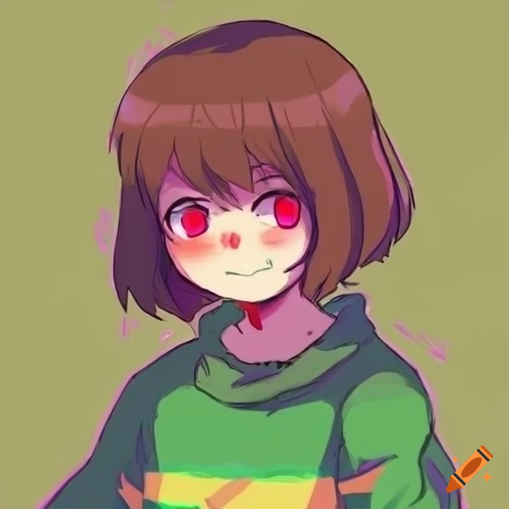 gender-bent version of Chara from Undertale