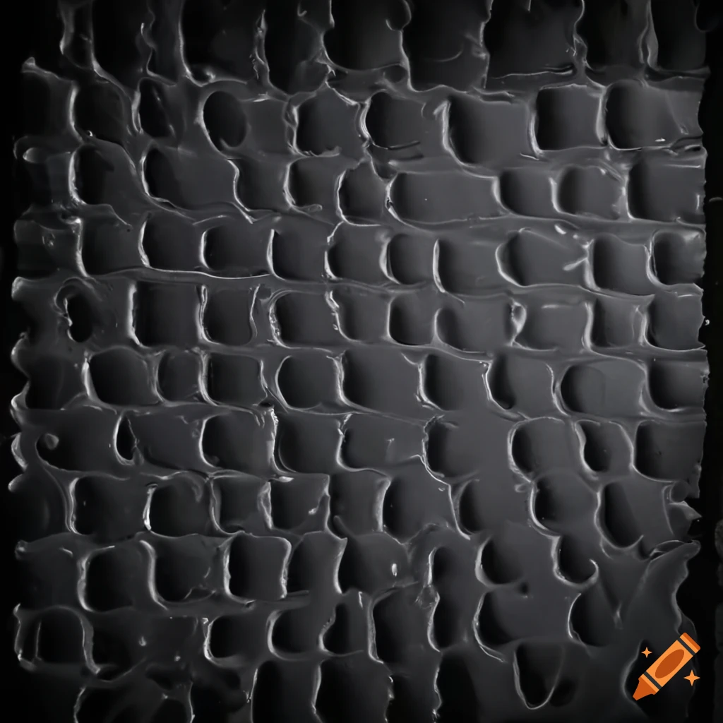 translucent sludge tiles in a metroid-like design