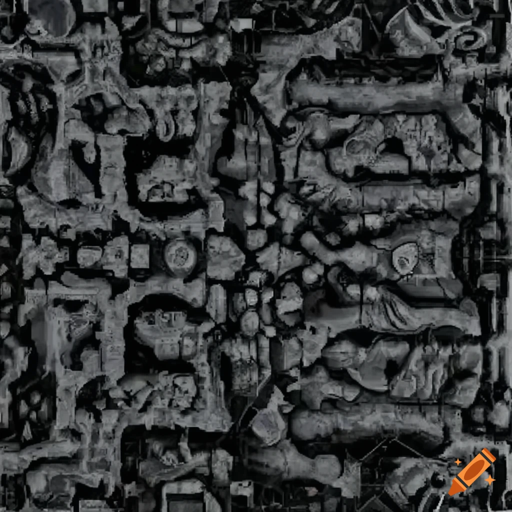 tiles of a metroid game inspired by H R Giger