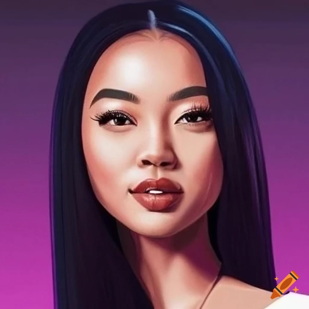 Realistic portrait of trixie tang on Craiyon