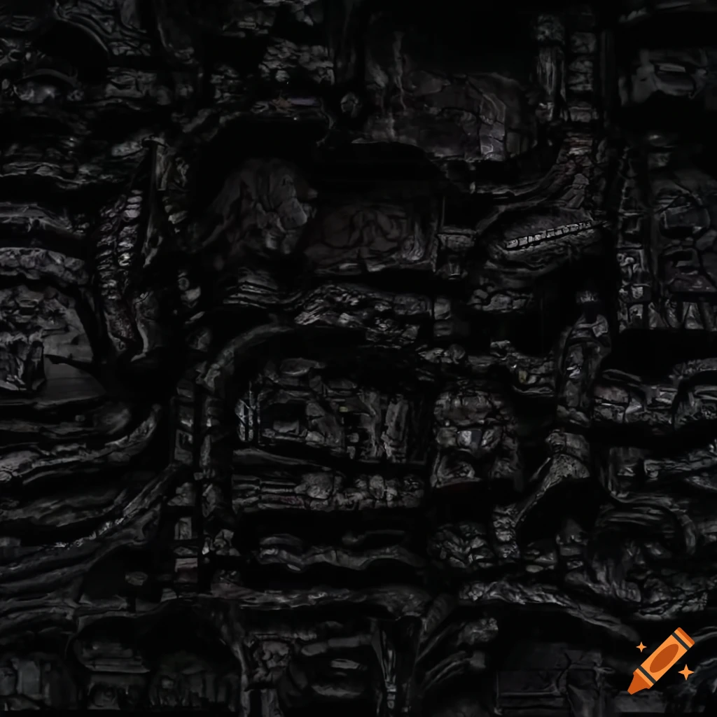 H R Giger inspired tiles for a 2D Metroid game