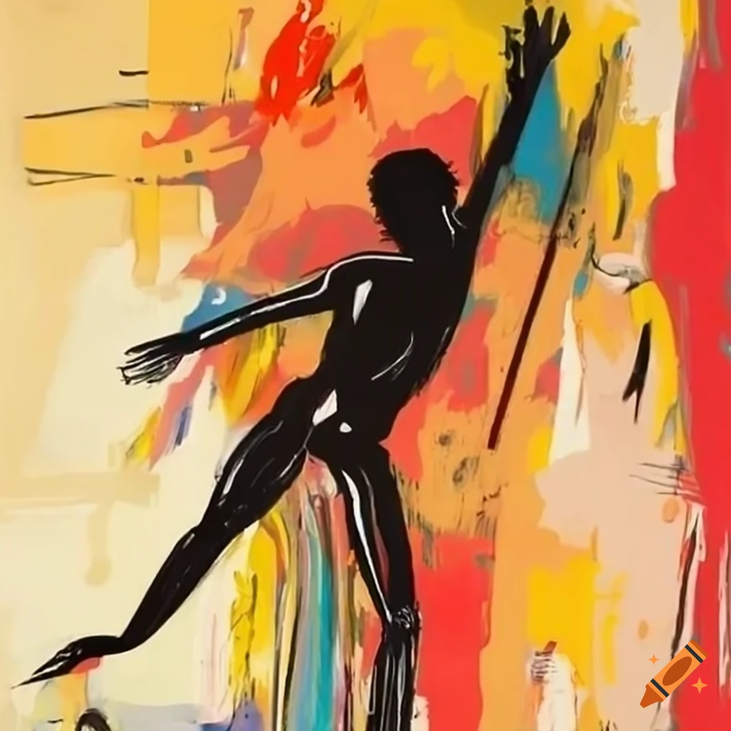 Painting with expressive human body movements