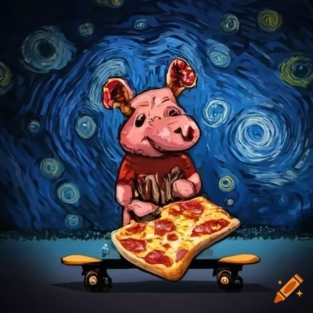 ghost-cow-at-a-pizza-party-on-craiyon