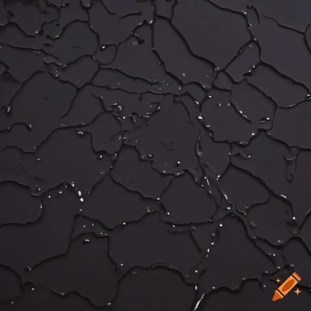 image of translucent sludge tiles on black background