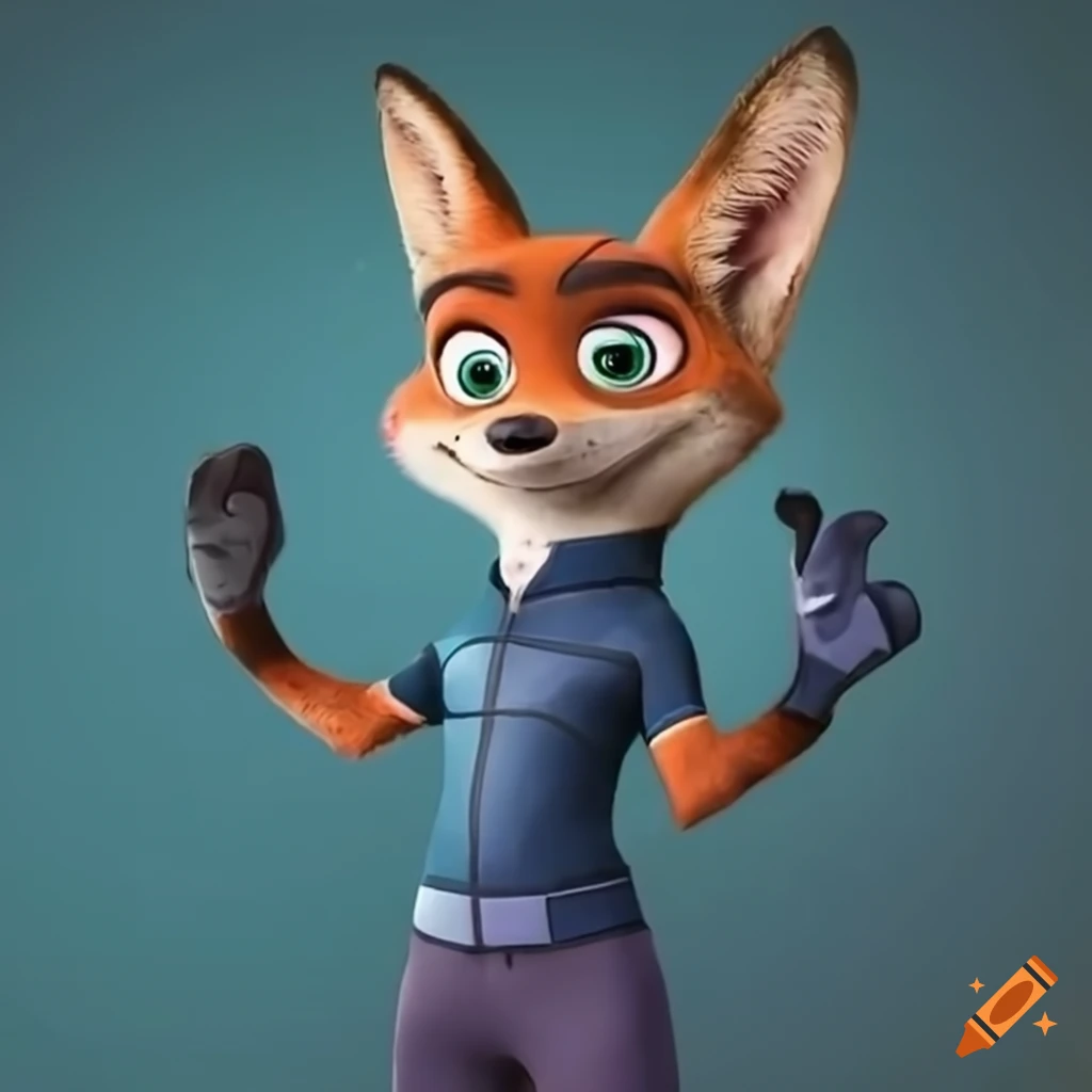 fox in a wetsuit from Zootopia